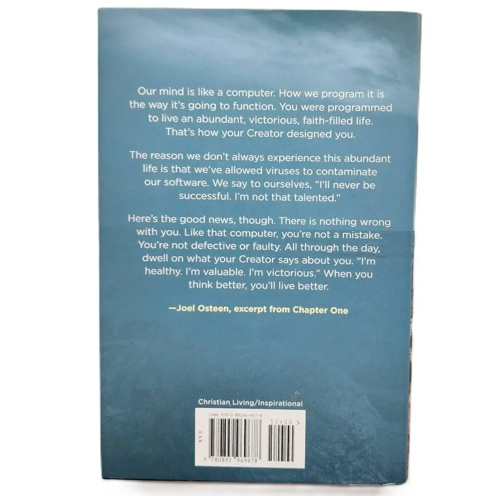 Think Better, Live Better: A Victorious Life Begins in Your Mind by Osteen NEW